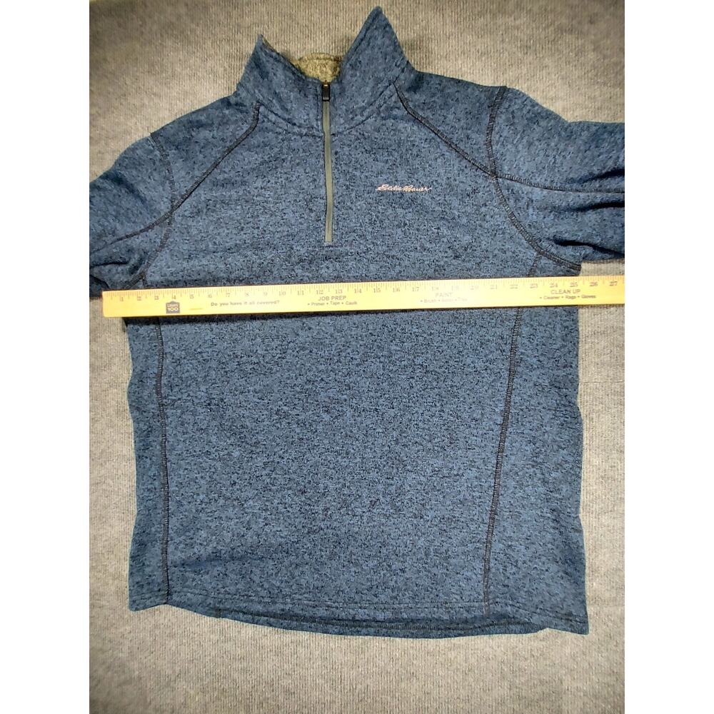 Men's 2XL Radiator Sweater Fleece 1/4 Zip Pullover Blue Heather 2X Mock Neck - Picture 4 of 7